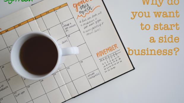 coffee cup on notebook